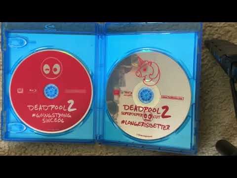 MARVEL STUDIOS DEADPOOL 2 2018 Film Blu-Ray Combo Pack Set Overviewing And Unboxing Video