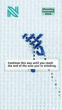 How to stitch Alternating Continental