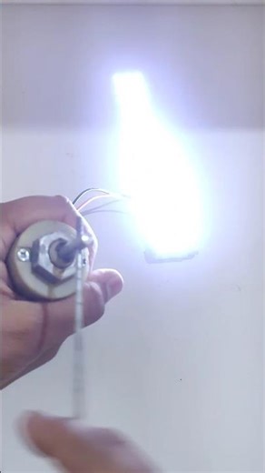 Tiny Dynamo, Big Light: How the World’s Smallest Motor Powers a Disco Light #DIYProject #Innovation
