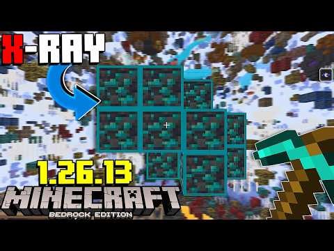 🤩 X-RAY for Minecraft PE/Bedrock 1.21.132 - 1.26.13! | Without disabling achievements! 🔥