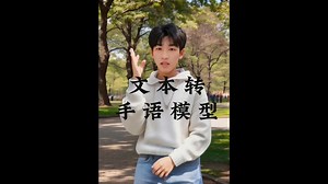 文本转手语