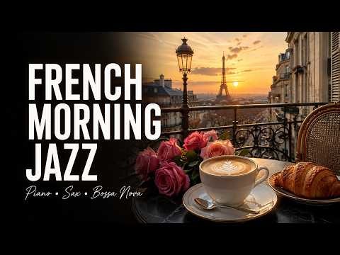 French Morning Jazz 🇫🇷 Elegant Café Music with Piano, Saxophone & Bossa Nova