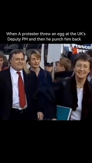 HISTORY SURFEIT on Instagram: "In 2001, UK Deputy Prime Minister John Prescott was egged during a campaign stop — and instead of brushing it off, he threw a punch that shocked the entire country. One of the wildest moments in British politics 🥚👊🇬🇧"