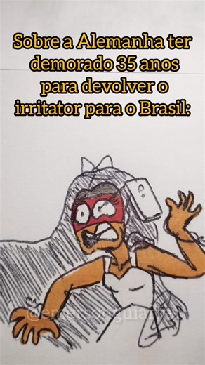 ela se irritou um pouquinho...#art #humor #alemanha #irritator #meme