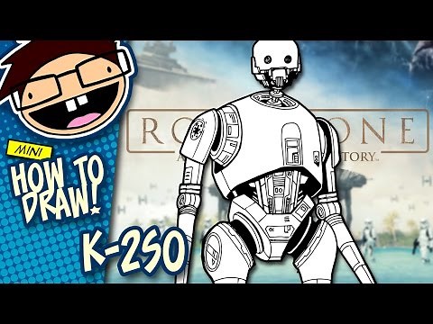 How to Draw K-2SO (Rogue One: A Star Wars Story) | Narrated Easy Step-by-Step Tutorial