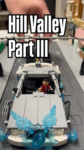 Obiblock on Instagram: "⚡️Lego Hill Valley part III Adding the final details to the finished MOC of the town square diorama! I have added the lightning bolts to the Delorean Time Machine and Doc Brown! 🤔What other Back to the Future creations should I make? #lego #legomoc #backtothefuture #legocreation #legobacktothefuture"