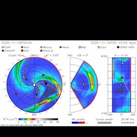14K views · 227 reactions | INCOMING SOLAR STORM: Today Nov 5, AR4274 exploded again with an M7.5-class flare peaking at 11:19 UT. The blast hurled a partial halo CME toward Earth. The plasma cloud impact is expected to arrive on November 7, possibly sparking G1-2 geomagnetic storming. Stay tuned for updates…￼￼ | Solar Underground | Facebook