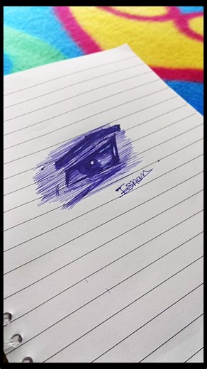 Girl anime eye drawing #shorts