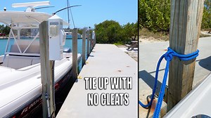 40K views · 2.1K reactions | HOW TO TIE A BOAT TO THE DOCK with NO...