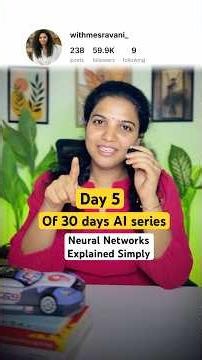 Neural Networks Explained Simply | Foundation of Modern AI | AI Series Day 5 #shorts #neuralnetworks