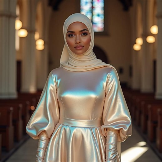 Luxury Satin Modest Maxi Dress | Elegant Long Sleeve Formal Gown | Timeless Evening Couture - Etsy Canada