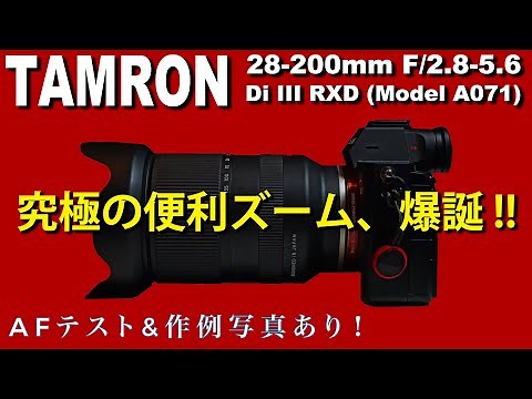 [The Ultimate Convenient Zoom Lens] The TAMRON 28-200mm is a God-Like Lens!? What are its drawbac...