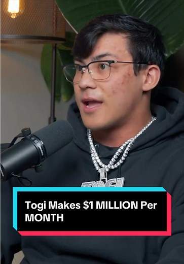Togi Makes $1 Million Per Month