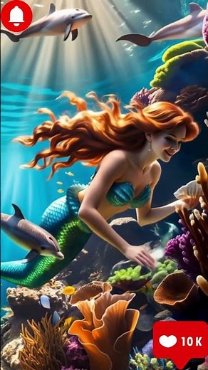 Memorable Mermaid Moments Captured in Real Time! #shorts #youtubeshorts #mermaid #animation