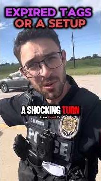 Expired Tags or a Setup? Driver Questions Everything During Traffic Stop