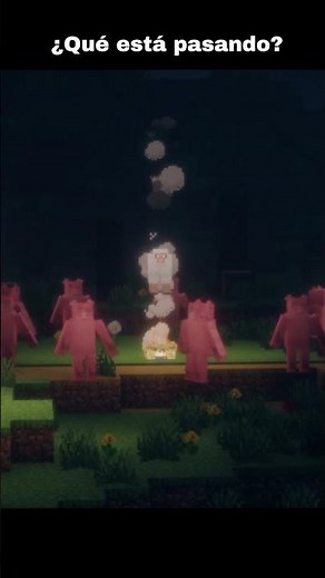 The pigs saw us!! 😥#minecraft #minecraftshorts #humor #terrorminecraft