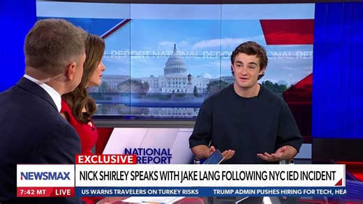 Nick Shirley speaks with Jake Lang following NYC IED incident