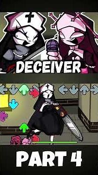 FNF - DECEIVER But Taki and Sarvente sings it [PART 4] (FNF MOD) #shorts