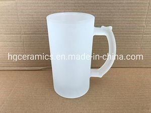 [Hot Item] 16oz Frosted Glass Mug, Sublimation Glass Beer Stein. 16oz Sublimation Frosted Glass Beer Stein. Sublimation Forsted Glass Mug