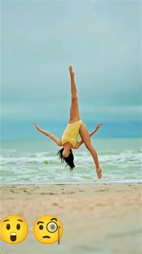 Maja’s Aerials Are Awesome 😱 Beach Flip Amazing #shorts #trending