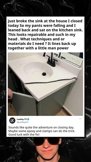 Epic Sink Repair Fail 😂