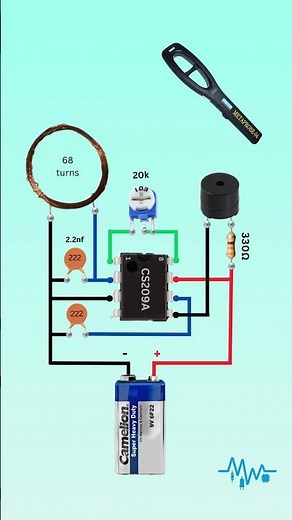 Long Range Metal Detector Circuit