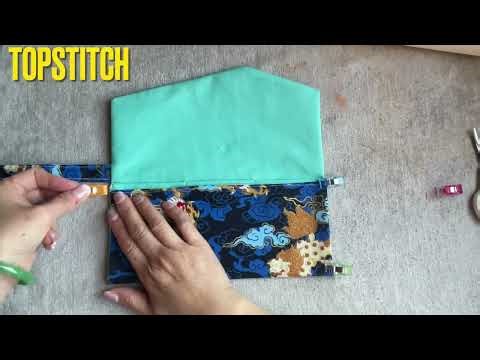 Gifts I Made For The Seniors/Beginners Wallet Sewing Tutorial/Best Way To Make A Card Wallet