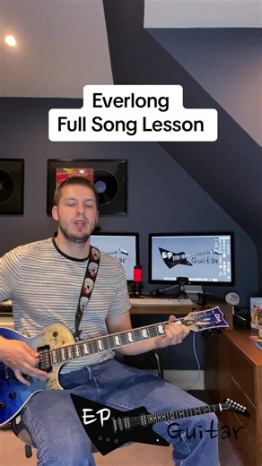 Hi folks, I wanted to experiment with my current video lesson format where I teach an entire song in a single video instead of multiple. In today’s Tik Tok video lesson I will be teaching the Foo Fighters 1997 hit song Everlong in full. #foofighters #everlong #everlongfoofighters #guitar #guitarist #tiktokguitarist #guitarlesson #dropdtuning #davegrohl @Foo Fighters