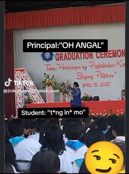 Antique Graduation Toga Controversy: Principal's Outburst