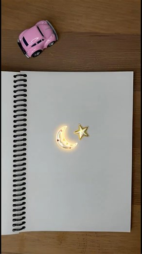 Magic Notebook ✨ | Moon & Star 🌙⭐ #magicnotebook #animatedsticker