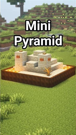 Minecraft Mini Builds Ep. 12 | Easy Mini Desert Pyramid Design