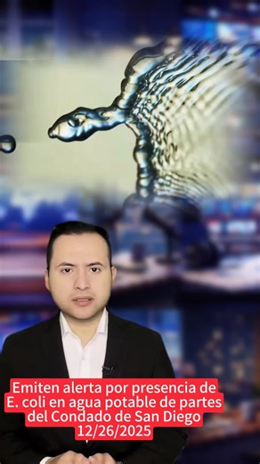 🚨 Alerta de salud: Detectan E. coli en agua potable en partes del Condado de San Diego, California. ¿Tu barrio está afectado? #EColi #aguaPotable #SanDiego #saludPublica #noticias #fyp #foryou #benjaminzamoratv #viral #foryourpage #video #trending