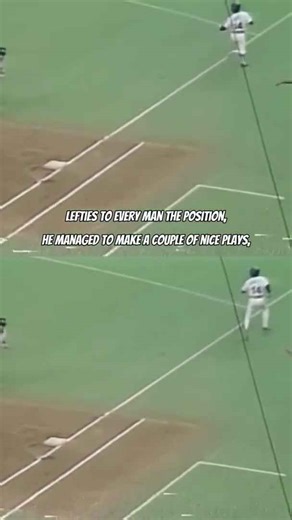The time a lefty played third base