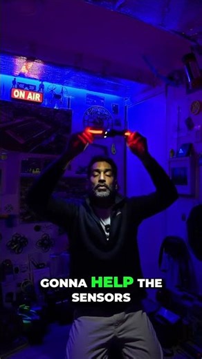 Bright Drone Lights for Night Flying: Sensor Aid #shorts