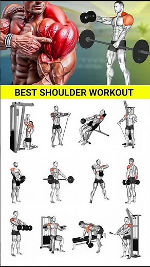 Build BIGGER Arms and Shoulders with Fast Exercises Now! #muscular #exercise #shoulderexercise