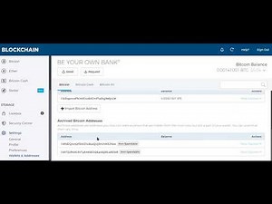 How To Find Private Key of Imported Blockchain Address