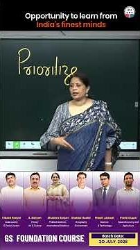 GS Foundation Course Target 2027 | Learn from India's finest Minds | Polity by Shubhra Ranjan #upsc