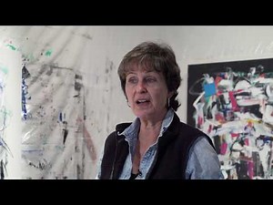Julie Schumer Demo of an Abstract Painting