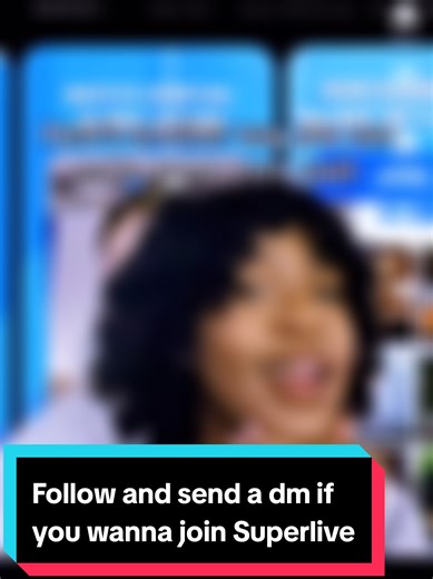 Welcome to the future of live streaming. broadcast live videos, interact people all over the world, and earn rewards💸💷💵 Join #SuperLive now and enjoy the streams! Click on the link below to download and signup. https://sprlv.link/3xwbks1y once done, Go to your profile, click on Agency'. Next click on 'Add Manager' and enter the code: 3xwbksly