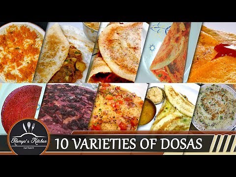 10 Variety dosa in tamil | Dosa varieties in tamil | variety dosa recipes in tamil | Dosa recipes