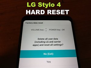 LG Stylo 4 HARD RESET