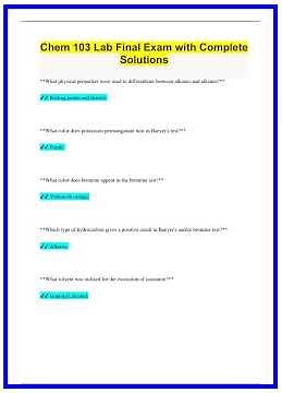 Chem 103 Lab Final Exam with Complete Solutions20 636x882