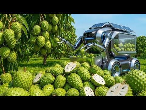 Inside a Modern Soursop Farm: From Orchard Harvest to Fresh Market (Full Process)
