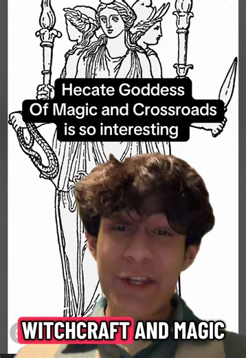 The Goddess of Magic and Witchcraft Hecate is SO interesting. Also please forgive me if I pronounced her name incorrectly I’ve seen a LOT of variations🙏 #greekmythology #greekgods #percyjackson #hecate #hekate