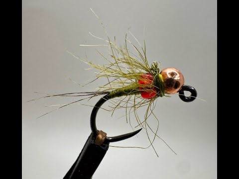 Cherry Picker Baetis Fly Tying Tutorial | BWO nymph for snake river trout