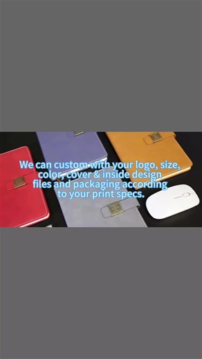 Notebook Promotional A5 Business Eco Gratitude Journal Notebook Company Dairy PU Leather Hardcover Notebook and Pen Branding