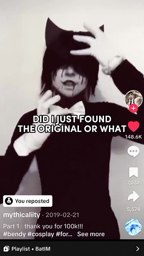 Bendy Cosplay 2019: Original Meme and Funny Lipstick Bendy
