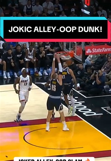 Nikola Jokic throwing it down like that 😤 #NBAPhilippines #NBAHighlights #Nuggets #SportsOnTikTok #BasketballPH