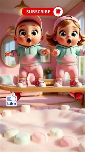 Baby Hoverboard Adventure 🌈👶 | Funny Viral Dance #trendingshorts #funnybaby #cutebabydance