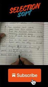 Selection Sort in Java | Step-by-Step Explanation with Code, Dry Run & Time Complexity